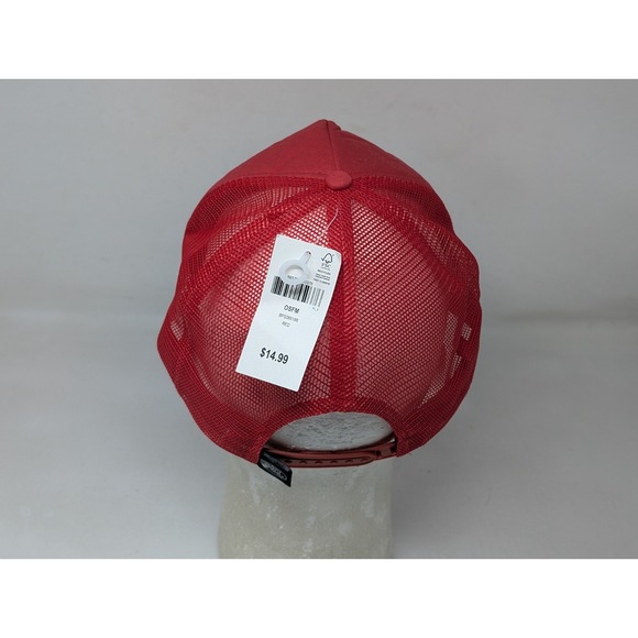 Bass Pro Shops Snapback Trucker Hat Cap Fishing Legend Nylon Rope Red New W/ Tag - Picture 2 of 9